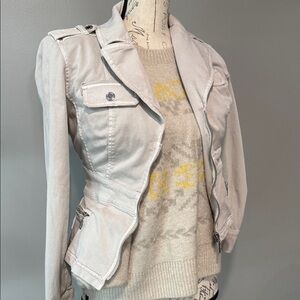 White House Black Market Tan Fitted Blazer